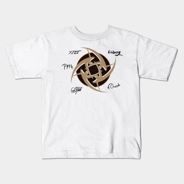 NiP Signed Shirt - 2016 Kids T-Shirt by cfg_judas